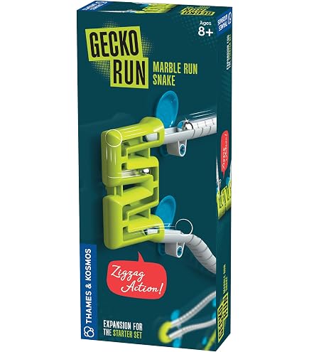 Gecko Run Starter Set – Pista Per Biglie Verticale 63 Pezzi, Vinci Giocattolo Dell'Anno, Attacca A Vetri E Armadi