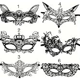 1 adet Siyah Dantel Maske, Venedik Tarzı Masquerade Maskesi, Parti ve Kost&uuml;m Aksesuarı
