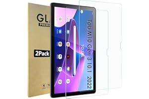 Bigqin 2 Pack Screen Protector Compatible for Lenovo Tab M10 3rd Gen 10.1" TB-328FU/328XU, Tempered Glass Film HD Clear Scratch-Resistant, Support Pencil and Face ID, 9H Protector with Install Tools