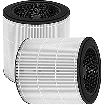 Lot De 2 Filtres HEPA H13 Avec Charbon Actif – Compatibles Purificateur Philips AC0950 AC0830 Séries 900/800