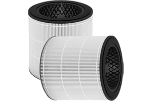 BIBOLIC FY0910 - Filtro de repuesto compatible con Philips 900 Series AC0951/13 AC0950/10 purificador de aire 3 en 1 H13 de repuesto con filtro de carbón activo y prefiltro FY0910/30, 2 unidades