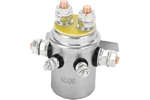 LIEBEWH Relé de Cabrestante de 12V CC Relé de Solenoides de Arranque de 600A Accesorio de relé de Arranque Resistente Al Agua con Alta Potencia de Arranque para Vehículos Todoterreno ATV