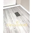 Grandismo Rigid Core Click Vinyl Flooring - Sold Per 1m2 - LVT - V-Groove - Embossed - Water Resistance - 30 Year Warranty* - Water Proof* - Ideal For Bathroom/Kitchen/Lounge/Dining Area