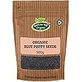 Organic Blue Poppy Seeds 500g by Hatton Hill Organic | Nutty & Versatile Baking Ingredient