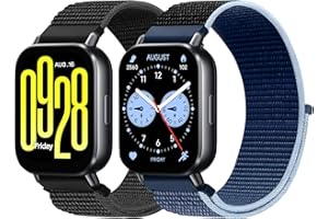 TumCez 22 mm Nylon Strap Compatible with Xiaomi Redmi Watch 5 Active/Redmi Watch 5 Lite/Garmin Venu 3/Venu 2/Vivoactive 4/Amazfit Bip 6/Bip 5/Amazfit Balance/GTR 4 Bracelet for Men and Women