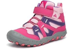 Mishansha Kinder Wanderschuhe Trekkingschuhe Mädchen Leicht rutschfest Outdoorschuhe Turnschuhe Gr.24-38