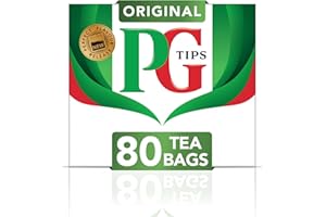 PG Tips Original | Black Tea Bags | Refreshing, Flavourful & Full-Bodied | Perfect Flavour Release | 80 Plant Based Biodegradable Teabags