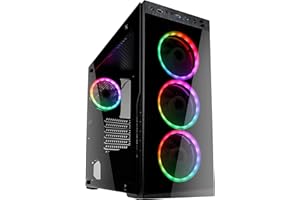 Kolink Horizon RGB -Case RGB Mid-Tower ATX- per PC-Gaming con Pannelli in Vetro Temperato
