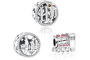 H.ZHENYUE Flower Charms da donna, braccialetti portafortuna, in argento Sterling 925, festa della mamma, Halloween, compleanno, Natale, gioielli regalo per ragazze