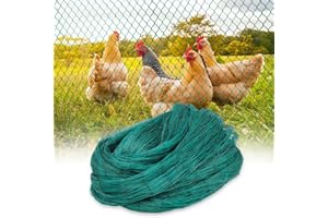 MENGBEI Vogelschutznetz, Hühnernetz Gartennetz Geflügelnetz Teichnetz Obstschutz Pool Netz, UV-beständig Robust & Wiederverwendbar, für Garten Balkon oder Teich (12 Fasern-2mx3m)