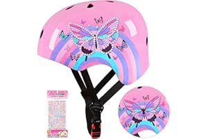 MHJY Fahrradhelm Kinder Jungen und Mädchen, Verstellbarer Kinderhelm 3-5-8-14 Jahre Baby, Geeignet für Laufrad, Roller, Skateboard & Fahrrad