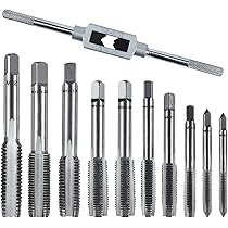 Anhoer Gewindeschneider Set 40tlg - Metrisch M3-M12 Mit Gewindebohrer & Schneideisen