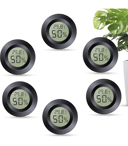Termometro E Igrometro Analogico Rotondo Da Interno - Temperatura E Umidità Ambiente - HL