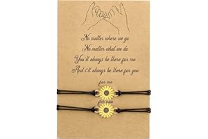 WILLBOND Braccialetto promessa con dito mignolo, per coppie, amicizia, a distanza, in abbinamento alla laurea idea regalo Bohemia e Lega, cod Bracelets-1