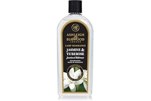 Ashleigh & Burwood - Lamp Fragrance 1000 mL / 1 L - Jasmine and Tuberose - Sweet and Floral Scent - 40 Hours Burn Time - Eco-Friendly Packaging