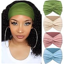 Zenner Bandeau Cheveux Côtelé Avec Twist – Élastique, Confortable, Partiellement Recyclé, Pour Sport Et Quotidien - 3
