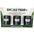 ECO Replacement Filter Cartridges For Smoke Trap - Triple Filters - Zero Plastic Waste - Maximum Air Flow - Long Lasting 500+ Exhales (3)