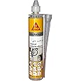SIKA - Universal Fast Curing Anchoring Adhesive - Sika Anchorfix S - Grey - Styrenated Polyester-Based 2-Component Product - Non-Sag - 300ml Cartridge