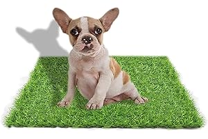STARROAD-TIM 50*60CM Kunstrasen Outdoor Hundeklo für Zuhause Hundetoilette Wohnung Hundetoilette Balkon Wiederverwendbare Trainingsunterlagen für Hunde Waschbar Haustier-Urinunterlage Rasen Dekoratio
