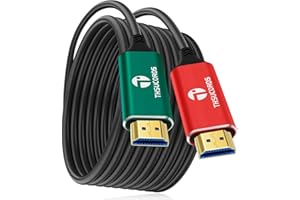 Thsucords 4K HDMI Fibra óptica de Cable 30M, Cable HDMI 2.0 Compatible con UHD 4K @60Hz HDR/18Gbps/4:4:4/3D/ARC/HEC/para RTX 3080/3090 Xbox Series X PS9 Denon AV Receptor LG Samsung Sony TV