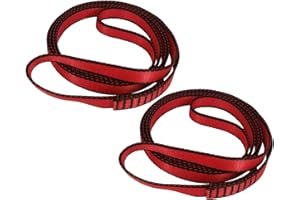 FOSER Coureur d'élingue d'escalade en Nylon de 18 mm, Corde en Nylon 23KN, s'applique à l'escalade, à l'alpinisme, à la randonnée, à la Descente