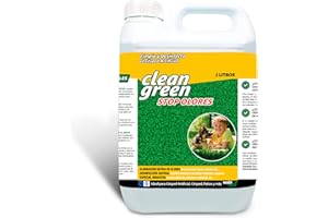 WABISABI DREAMS GREEN CLEAN Higienizador Cesped Artificial, Limpiador de Césped Artificial y Eliminador de Olores de orina y heces de mascotas - 2L - Seguro para Niños, Aroma Refrescante