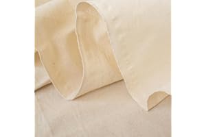 SAMASIA 100% Natural Calico Cotton Unbleached Crafting Fabric - Medium Weight - 160CM Extra Wide - 1 Metre