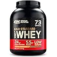 Optimum Nutrition Gold Standard Whey Muscle Building and Recovery Protein Powder With Naturally Occurring Glutamine and Amino Acids, Caramel Toffee Fudge, 73 Servings, 2.27kg, Packaging May Vary
