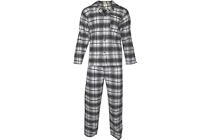 Location Clothing Mens Cotton Flannel/Brush Cotton PJ Pyjama Set PJ's Pyjamas Sizes S-4XL