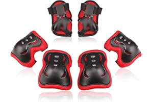 BOSONER Knieschoner Kinder Schoner Inliner Protektoren Schützer Inline Skates Knie Und Ellenbogenschützer Knieschützer Skateboard Rollschuhe