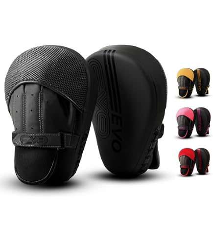 Farabi Curved Focus Pads & Hook Jab Mitts - Boxing Training Set FFP-SL6