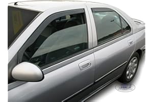 J&J AUTOMOTIVE | Heko Deflecteurs d'air Déflecteurs de Vent Compatible avec 406 4P. Berlina 1995-2003, Ensemble 4 pcs, Aérodynamique, Montage Facile