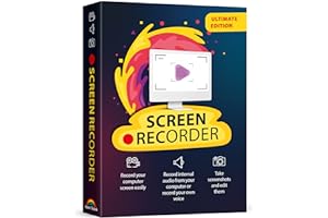 MARKT + TECHNIK Screen recorder software for PC – record videos and take screenshots from your computer screen – compatible with Windows 11, 10, 8, 7