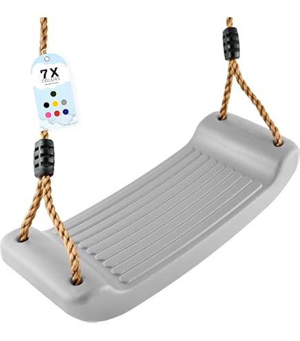 Balançoire En Plastique ChildWood – Cordes Et Anneaux Pour Portique Ou Cadre D'escalade – Vert Foncé