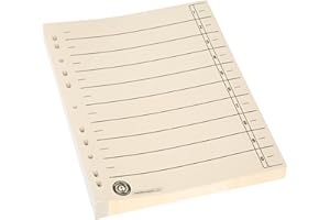 ‎SCHÄFER SHOP SCHÄFER SHOP Trennblätter, DIN A4-Format, Zahlen, 100 Stück