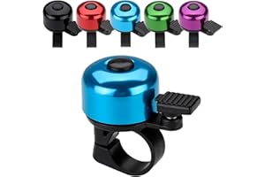 Paliston Fahrradklingel Mini Fahrrad Klingel Laut 120 db MTB Rennrad Radfahren Fahrradglocke Knackiger Sound für Erwachsene Kinder Jungen Mädchen