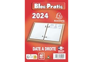 Exacompta - 31112 - Bloc-Pratic date à gauche - 2024
