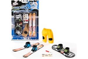 SPIRITRIDERS GRIP & TRICKS SPIRITRIDERS GRIP TRICKS - Winter Pack 1 Finger Snowbard e Ski Freestyle, Modello 3, Multicolore