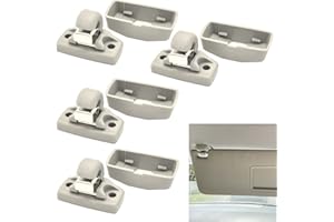 ERIOSCAR 4 Piezas Clip Visera de Coche para VW Caddy Golf Mk4 Sharan Passat Polo Amarok Transporter T5 Touran Seat Ibiza Leon Skoda Fabia Octavia Superb 3B0857561B, Soporte de Gancho para Colgar Paraso