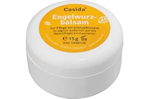 ‎CASIDA Casida Engelwurzbalsam für Babys & Kinder - Pflegebalsam bei empfindlicher Schnupfennase - mit naturreinen Ölen, natürliche Inhaltsstoffe - 15g