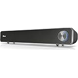 Trust 22946 Arys PC Soundbar Speaker for Computer and Laptop, 12 W, USB Soundbar, PC Speaker Bar, Black