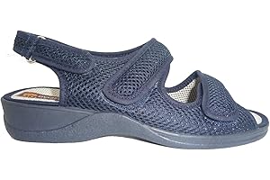 Zapatilla Mujer, Marca DOCTOR CUTILLAS, Color Azul Marino, Cierre Dos velcros - 21739-115