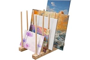 Fumingpal Kunst-Aufbewahrungsregal – 33,8 cm Leinwanddruckregal, Leinwand-Aufbewahrungsregal, Trockengestell, Kunstaufbewahrung für Poster, Kunstwerke, Drucke, Leinwand, Paneele, Galerien, Studios &