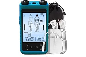 LEIVZUNO TENS Electrodos Fisioterapia, Electroestimulador Muscular, Electrodos Fisioterapia, Corrientes Rehabilitacion Fisioterapia