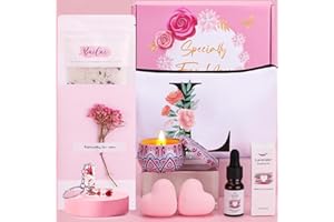 BAICAI Bath Sets Birthday Pamper Gifts for Women Her, Unique Personalized Skin Care Self Care package for Her Pamper Hampers Kit for Women, Relaxation Spa Sets Birthday Gifts Ideas for Women Best Friend Mum