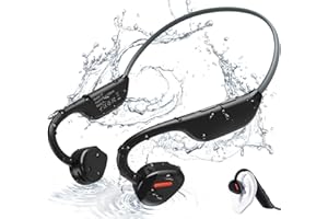 ANCwear Running Headphones Wireless, Upgraded Open Ear Bluetooth Sports Headphones with Mic, 27g Lightweight & 8H Playtime & IP67 Sports Earphones for Running, Workout, Cycling, Hiking (Black)