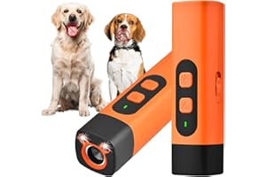 BAFANGLAIUK Anti Barking Device for Dogs, 2025 New Bark Shield for Dogs, 2 in 1 USB Ultrasonic Dog Repeller, Dog Bark Deterrent Device with Hd Display and Led Flashlight, For Small, Medium & Large Dogs