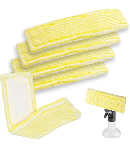 Mikrofaser-Wischbezüge Für Fenstersauger - 6 Stück - Passt Auf WV2/WV5