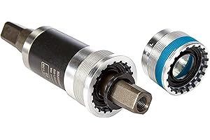 SHIMANO Eje Pedalier BSA 127.5/68mm Componentes y repuestos para Bicicletas, Adultos Unisex, Multicolor, Talla única