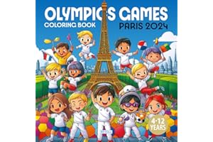 Coloring Book "Olympics Games Paris 2024": 50 Originals Olympic Games Scenes to Color